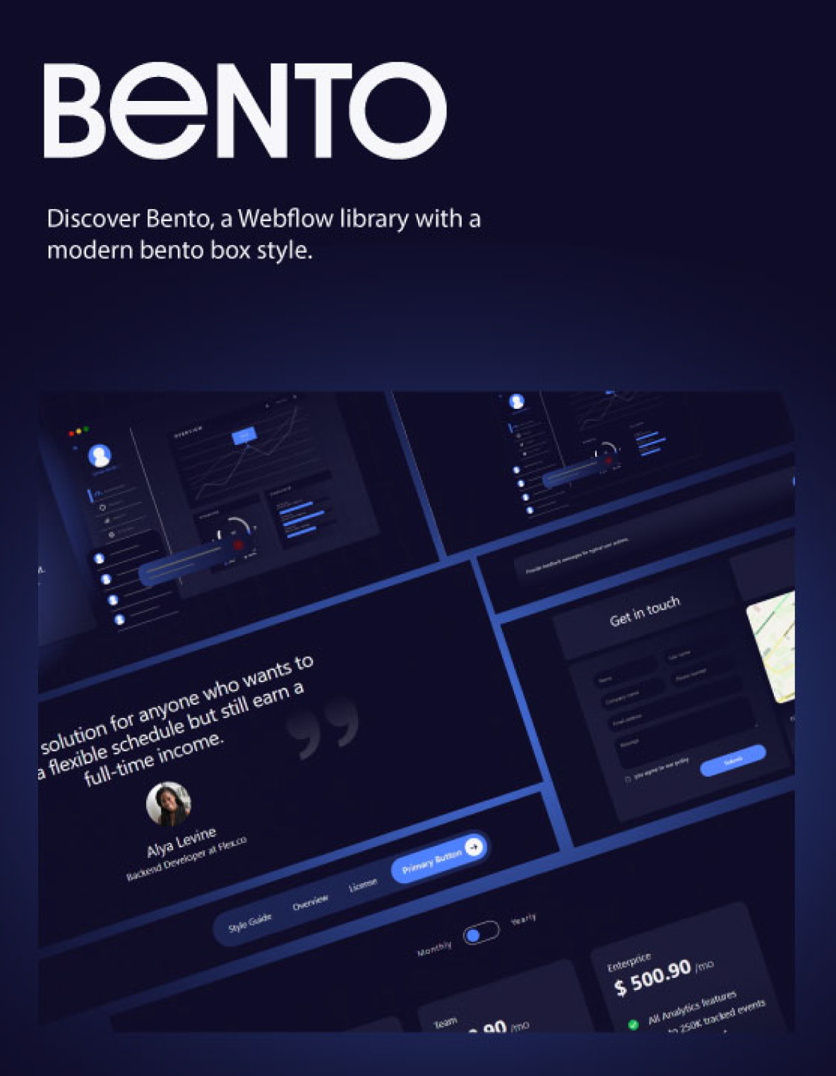 Bento Webflow Library