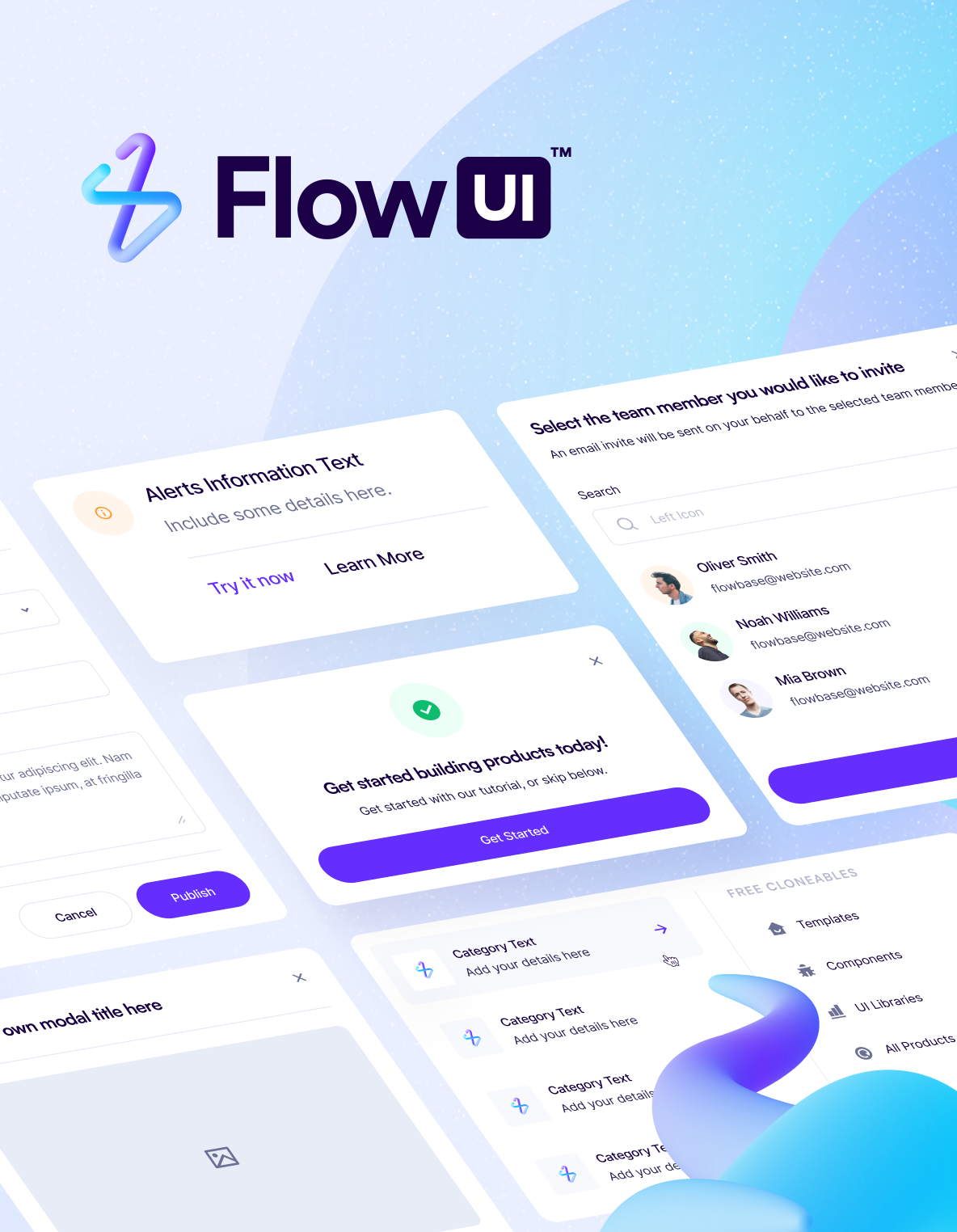 FlowUI Component Library